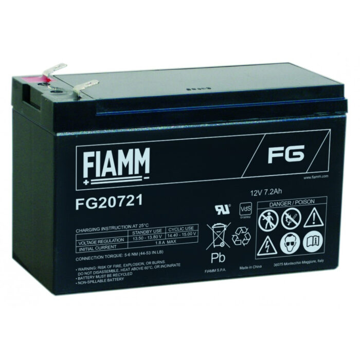 Fiamm FG20721 12V 7,2Ah akkumulátor